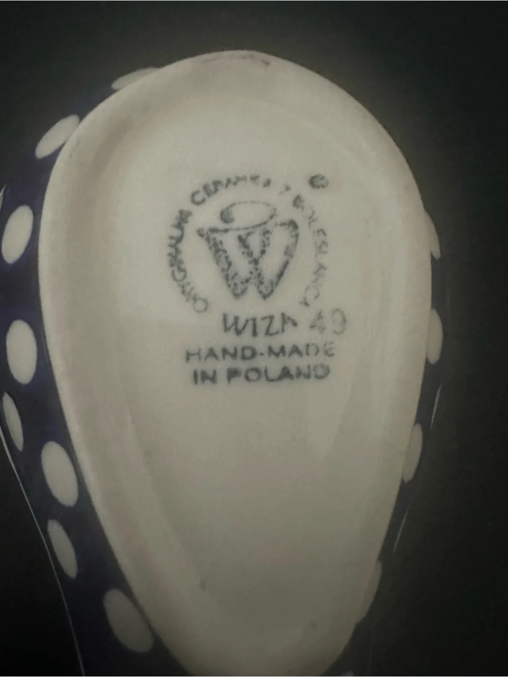 Wiza Polish Poland Hand Made Spoon Rest